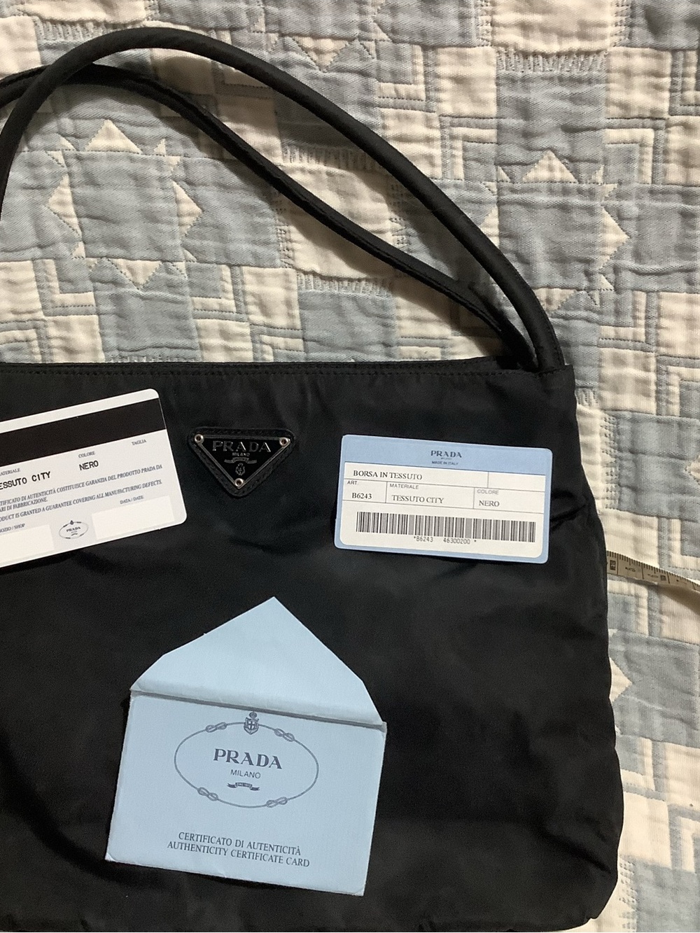 Prada Purse with Dust-bag and Certificate of Authenticity
